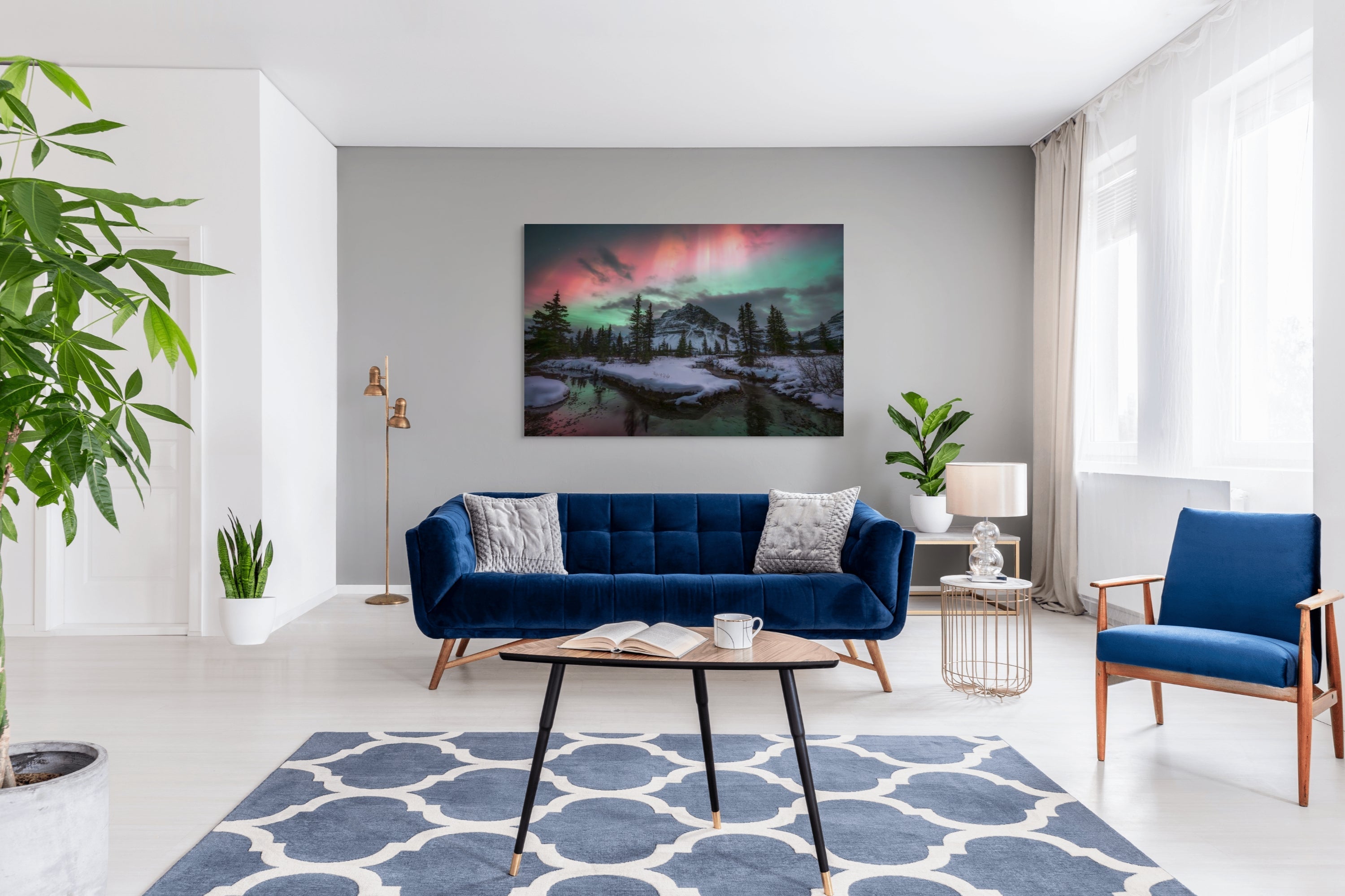 Aurora Over Bow Lake