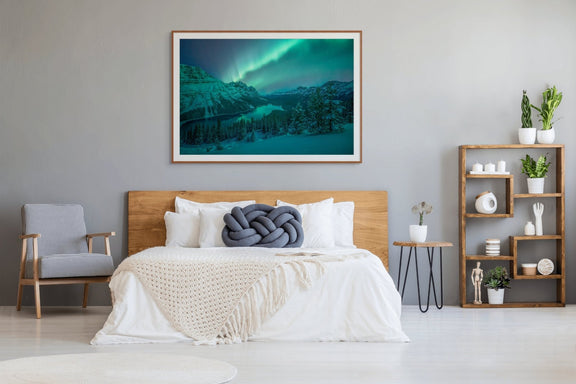 Aurora Over Peyto Lake - James Andrew Fine Art Landscapes