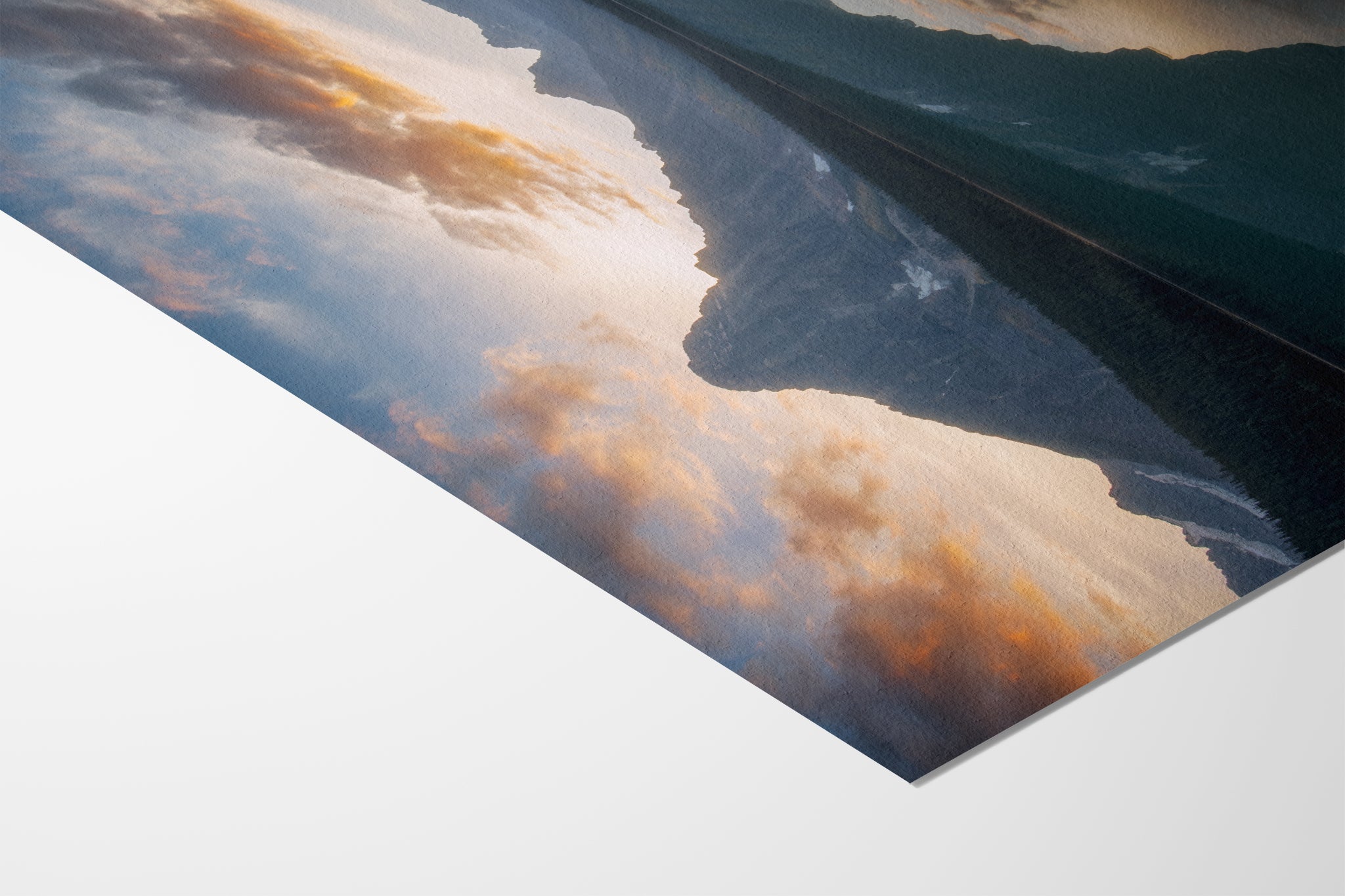 Reflected Silence archival fine art paper texture — museum quality Canadian Rockies print by James Andrew