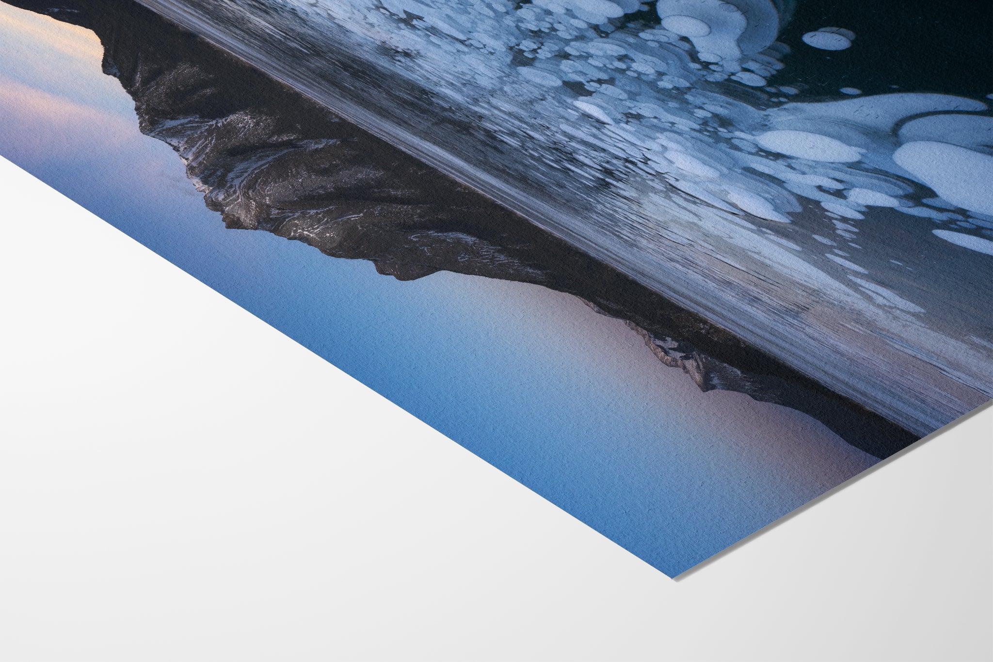 Uprising archival fine art paper texture detail — museum quality Alberta mountain print by James Andrew