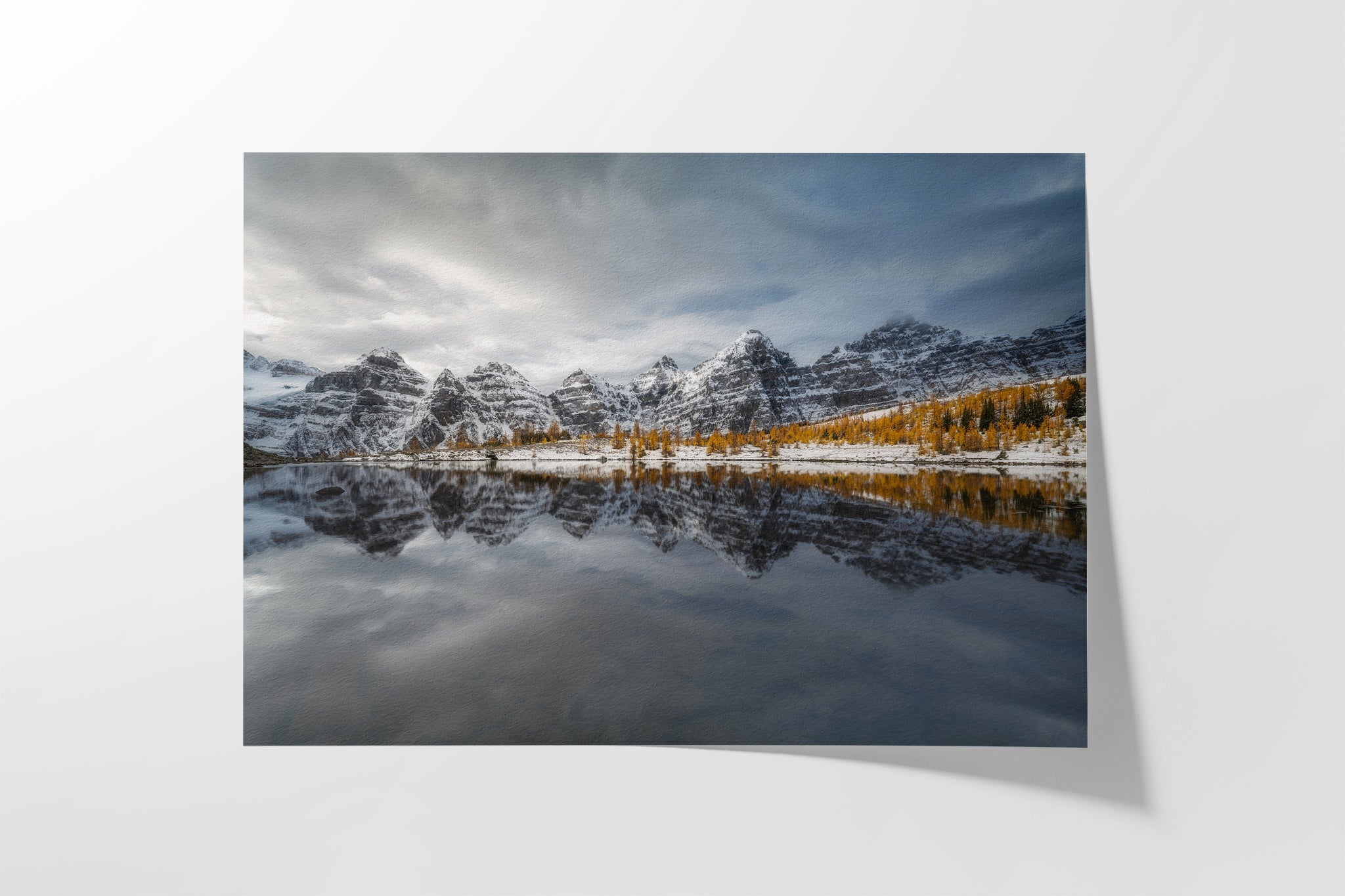 Valley of 10 Peaks Hahnemühle fine art paper detail — archival cotton rag print by James Andrew Fine Art