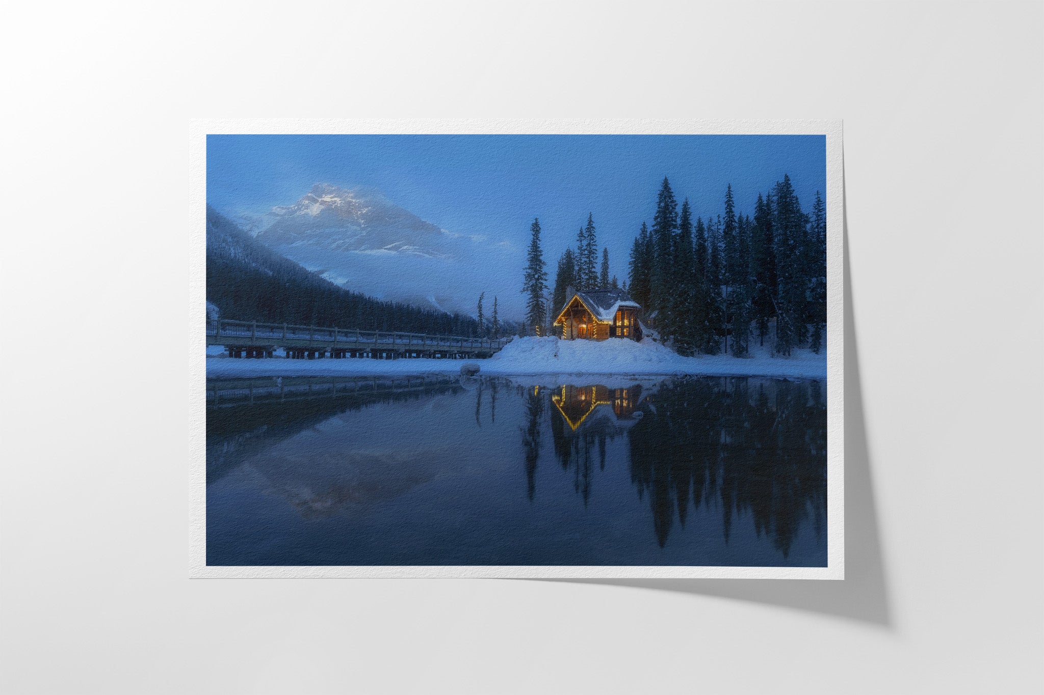 Where Winter Pauses Hahnemühle fine art paper print — signed limited edition Alberta winter landscape photography by James Andrew