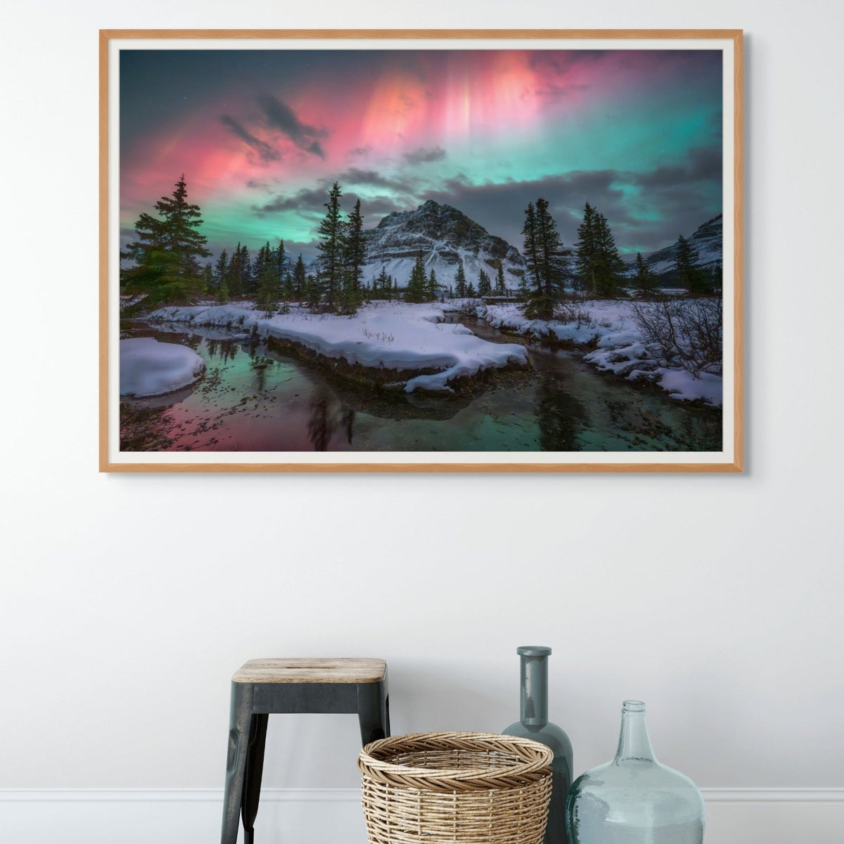 Aurora Over Bow Lake - James Andrew Fine Art Landscapes