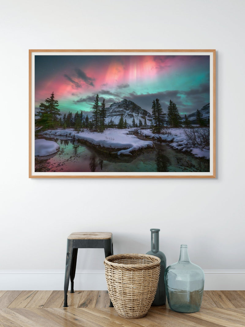 Aurora Over Bow Lake - James Andrew Fine Art Landscapes