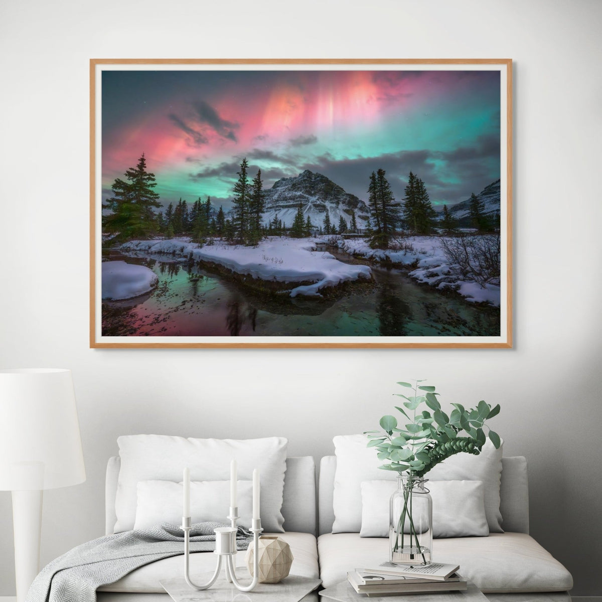 Aurora Over Bow Lake - James Andrew Fine Art Landscapes