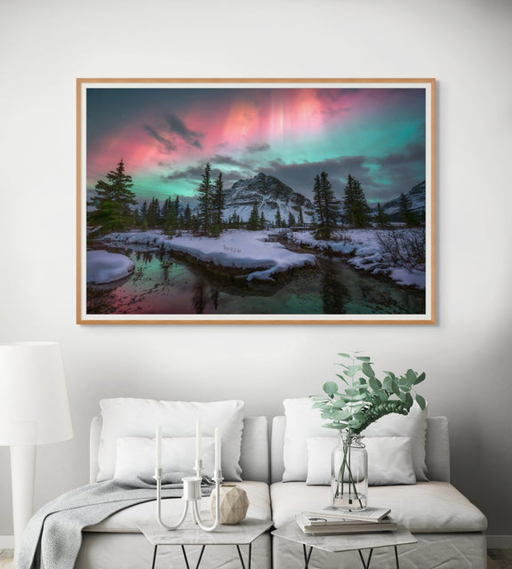 Aurora Over Bow Lake - James Andrew Fine Art Landscapes