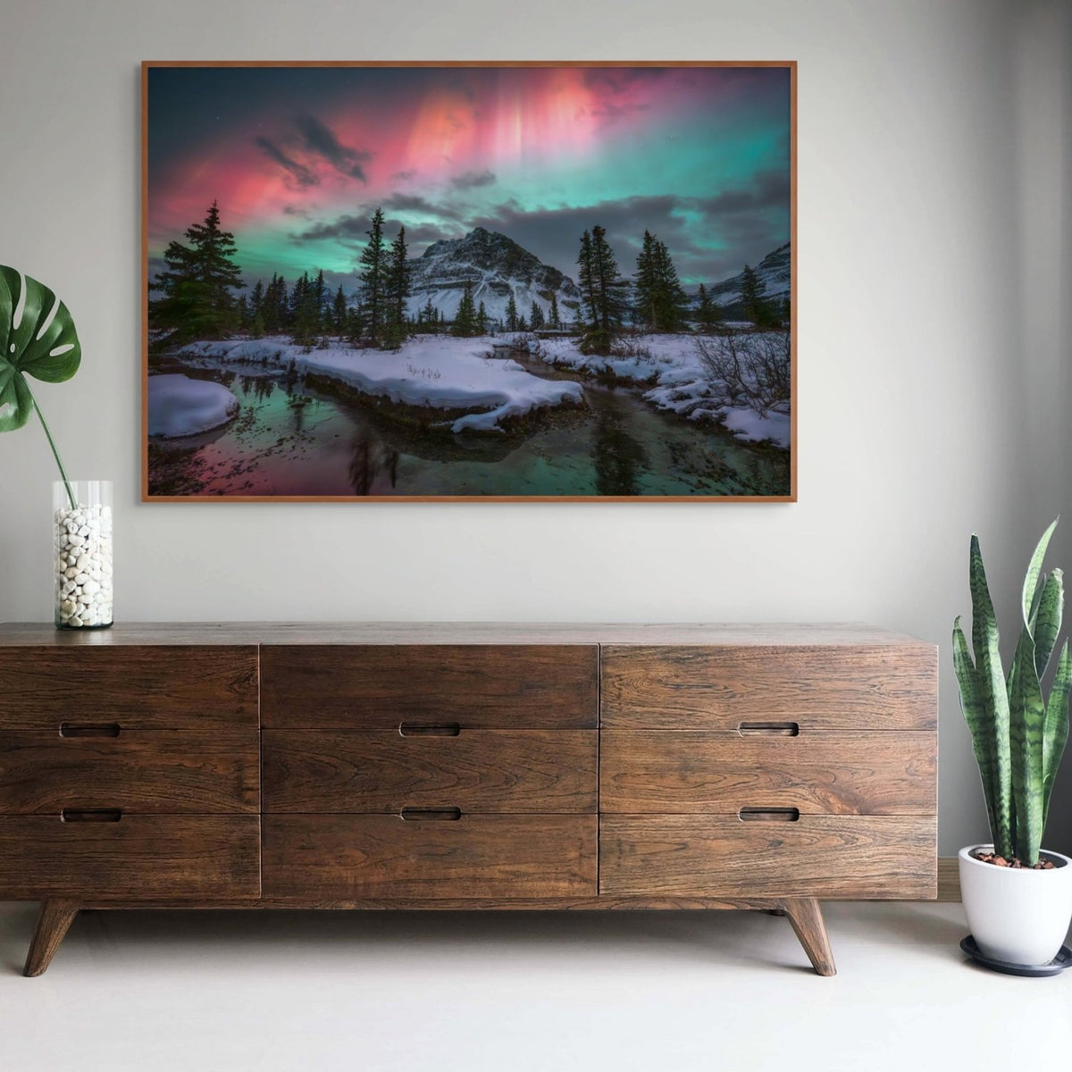 Aurora Over Bow Lake - James Andrew Fine Art Landscapes