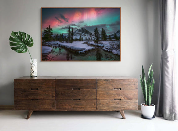 Aurora Over Bow Lake - James Andrew Fine Art Landscapes