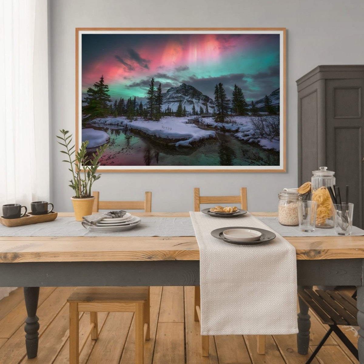 Aurora Over Bow Lake - James Andrew Fine Art Landscapes