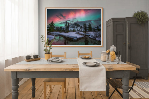 Aurora Over Bow Lake - James Andrew Fine Art Landscapes