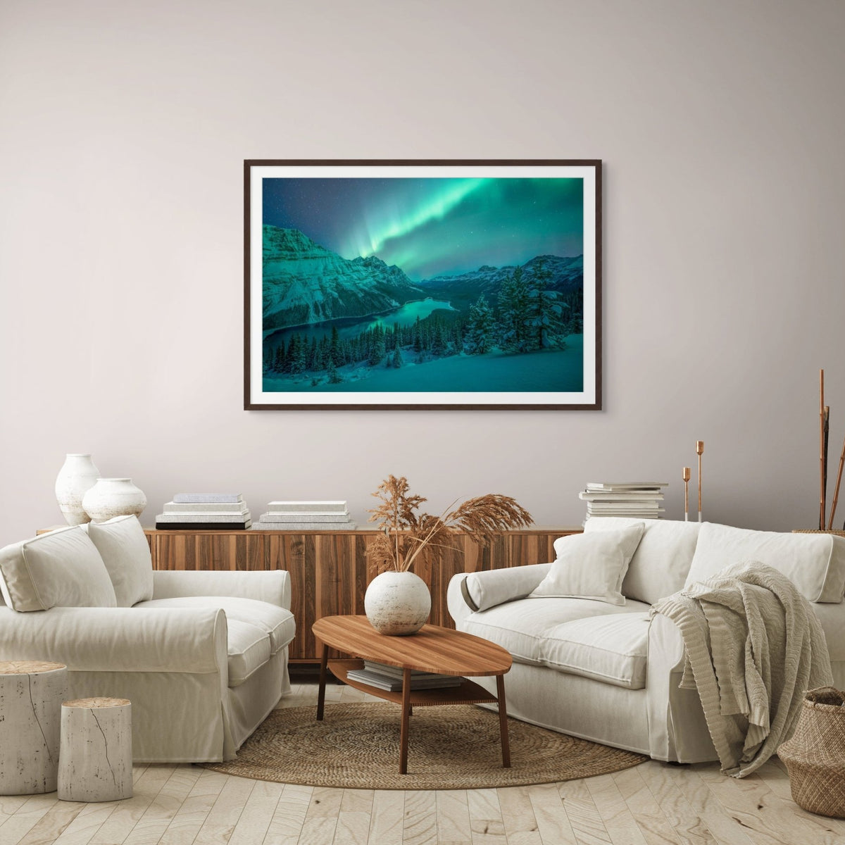Aurora Over Peyto Lake - Limited Edition Museum Quality Print - James Andrew Fine Art Landscapes