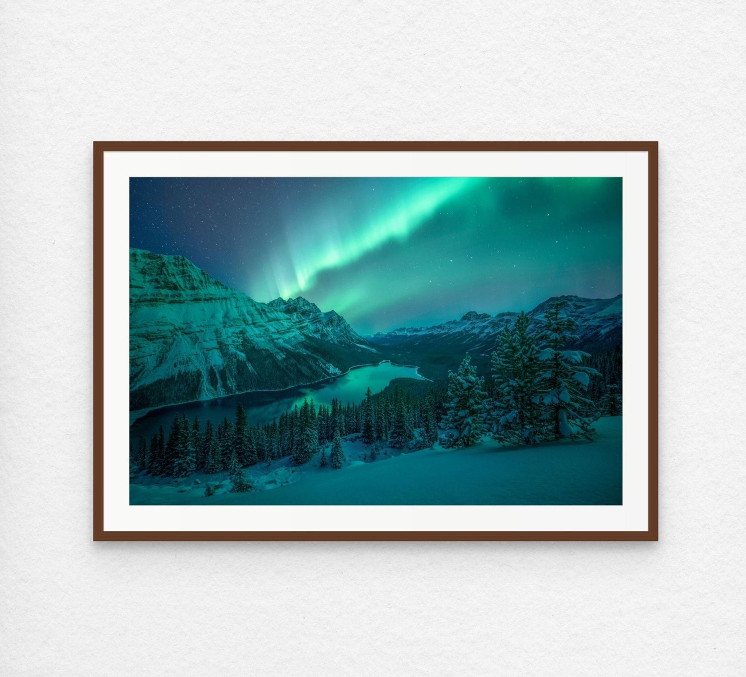 Aurora Over Peyto Lake - Starter Print - James Andrew Fine Art Landscapes