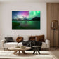 Aurora Over Vermilion Lakes - Floating Frame Canvas - James Andrew Fine Art Landscapes