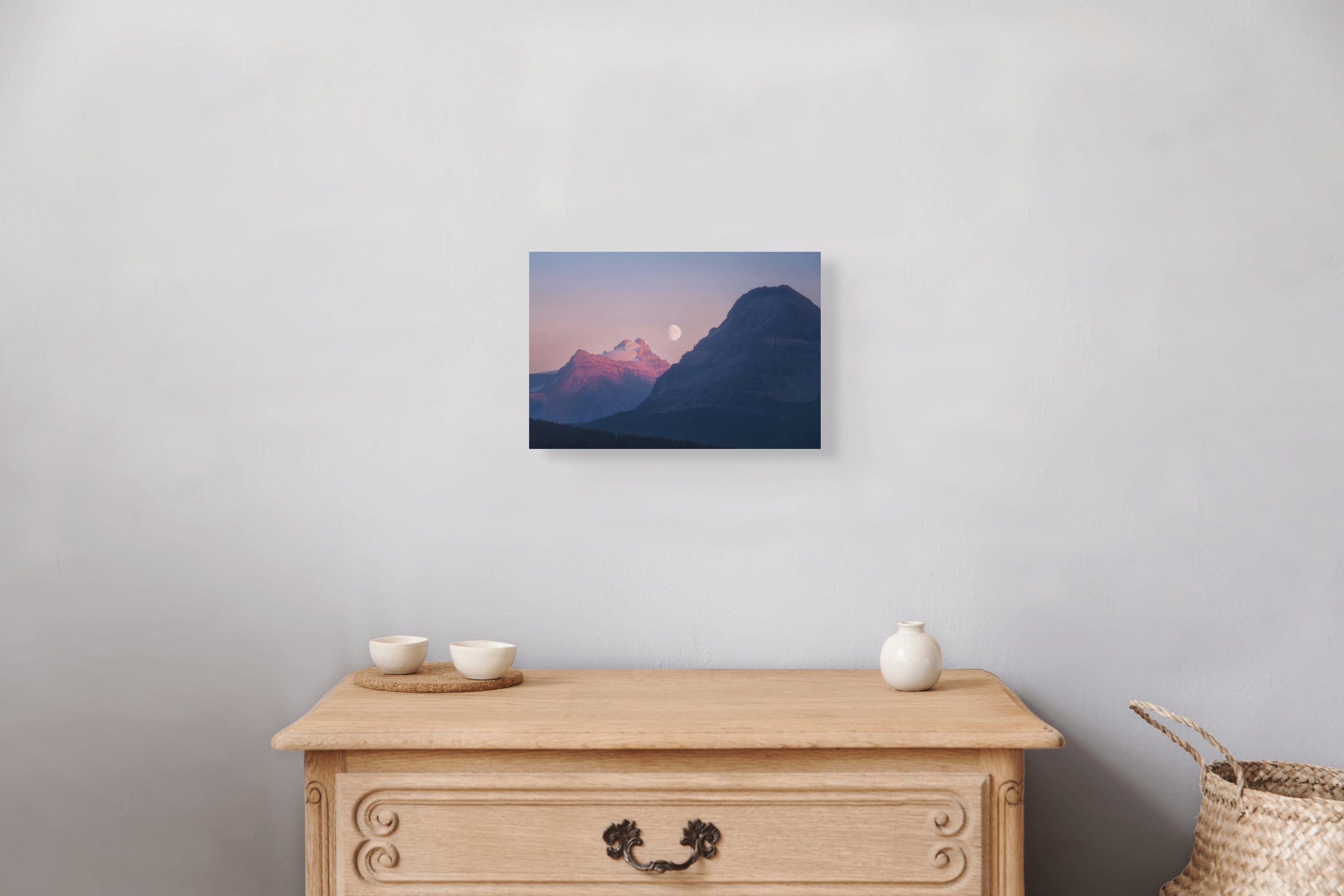 Between Night and Day 8x12 fine art print on wall — Alberta twilight landscape photography by James Andrew