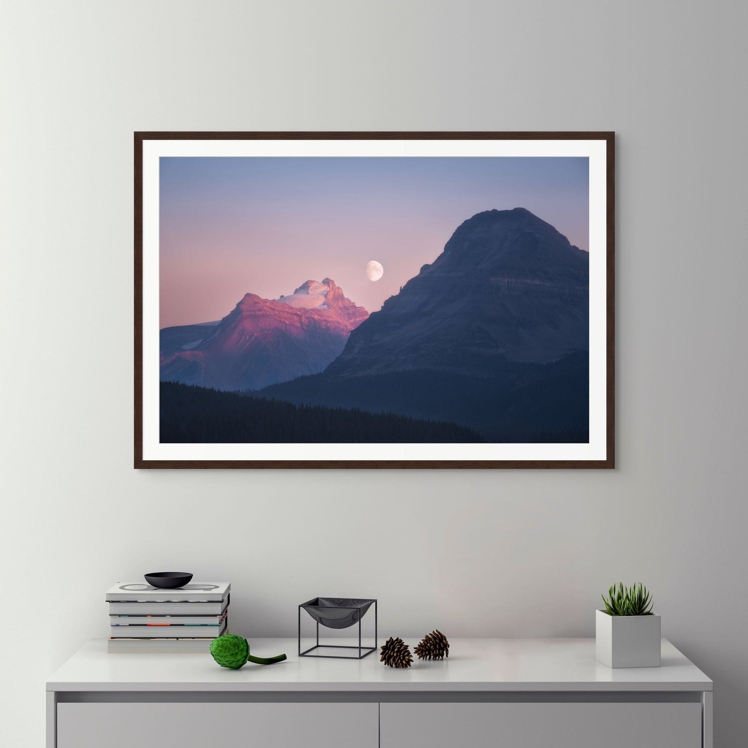 Bow Moonset - Open Edition - James Andrew Fine Art Landscapes