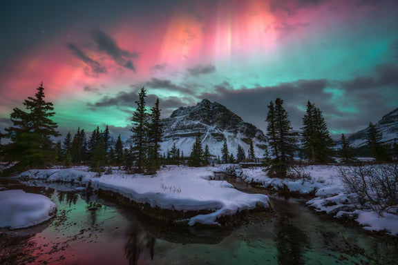 Canadian Rockies Icons Aurora 4 Pack - James Andrew Fine Art Landscapes