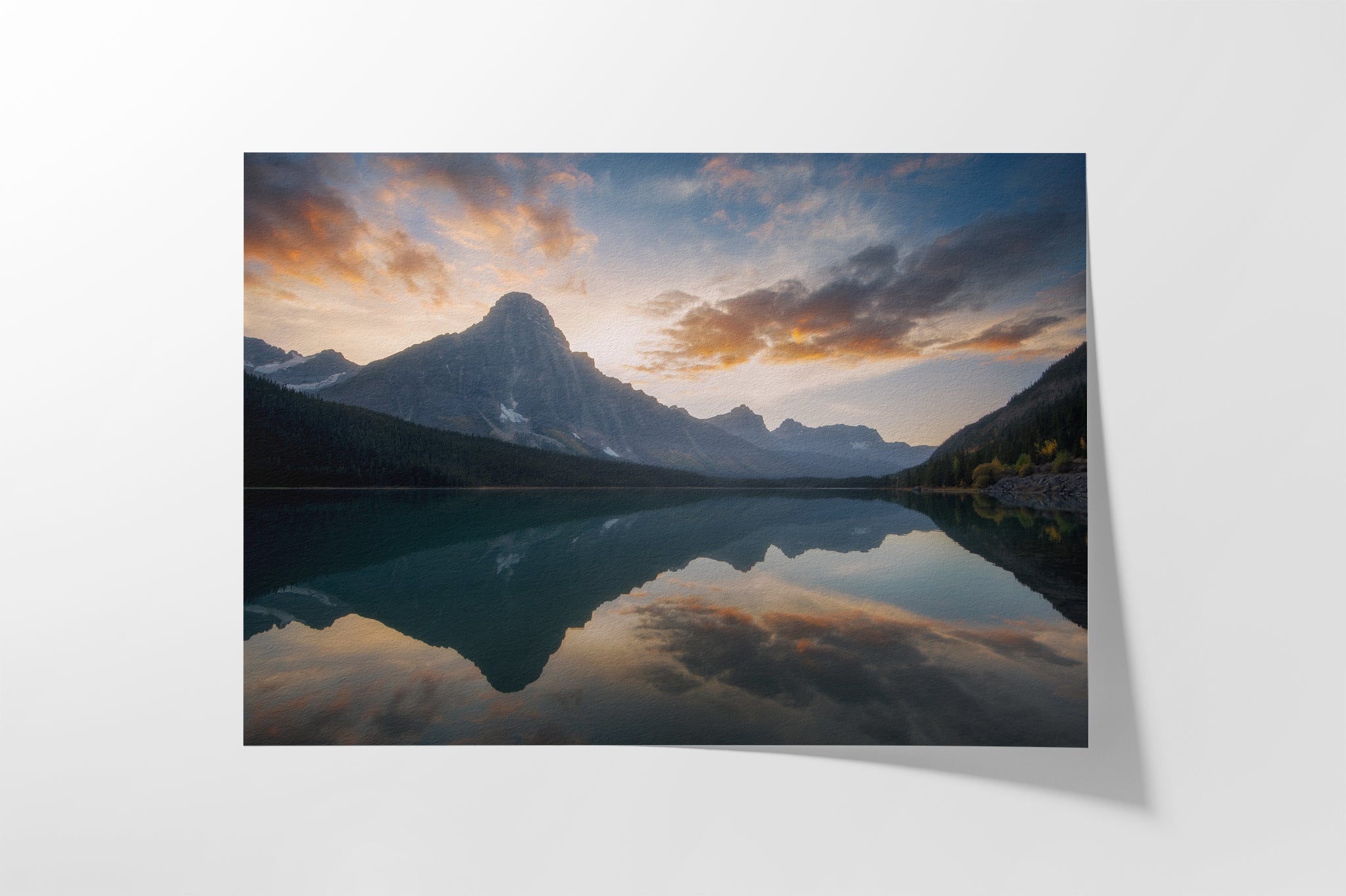 Reflected Silence Hahnemühle fine art paper detail — archival cotton rag print by James Andrew Fine Art