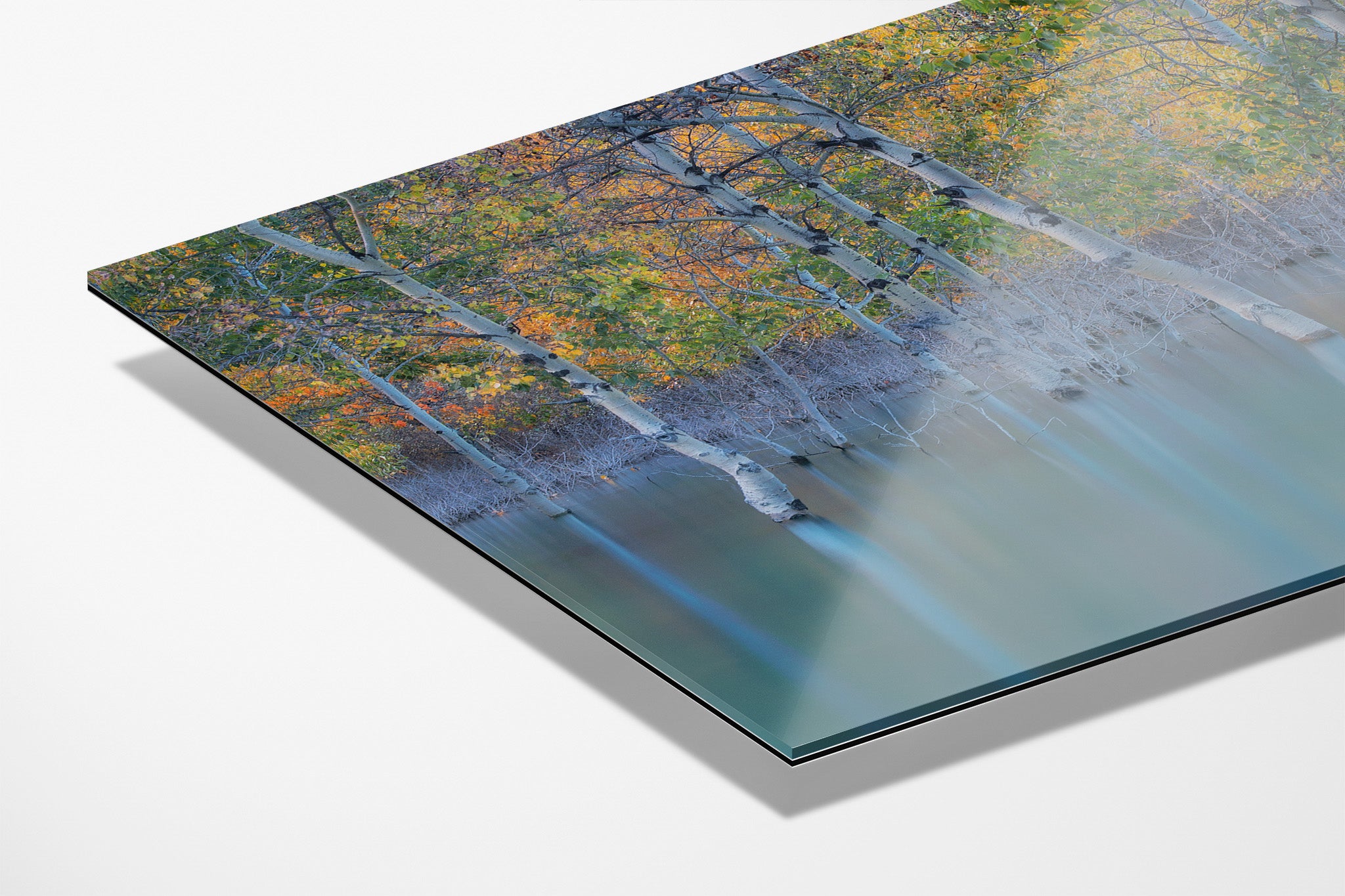 Sunken Color acrylic face mount fine art print — limited edition Canadian Rockies reflection photography wall art by James Andrew