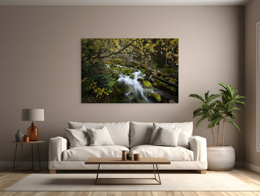 The Secret Stream - Acrylic Print - James Andrew Fine Art Landscapes