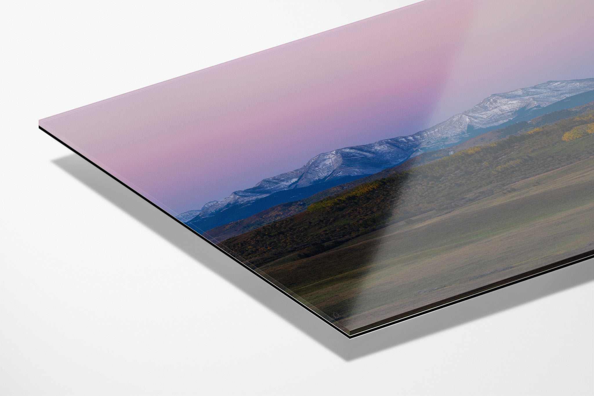 Twilight Over the Rockies acrylic face mount fine art print — limited edition Icefields Parkway wall art by James Andrew
