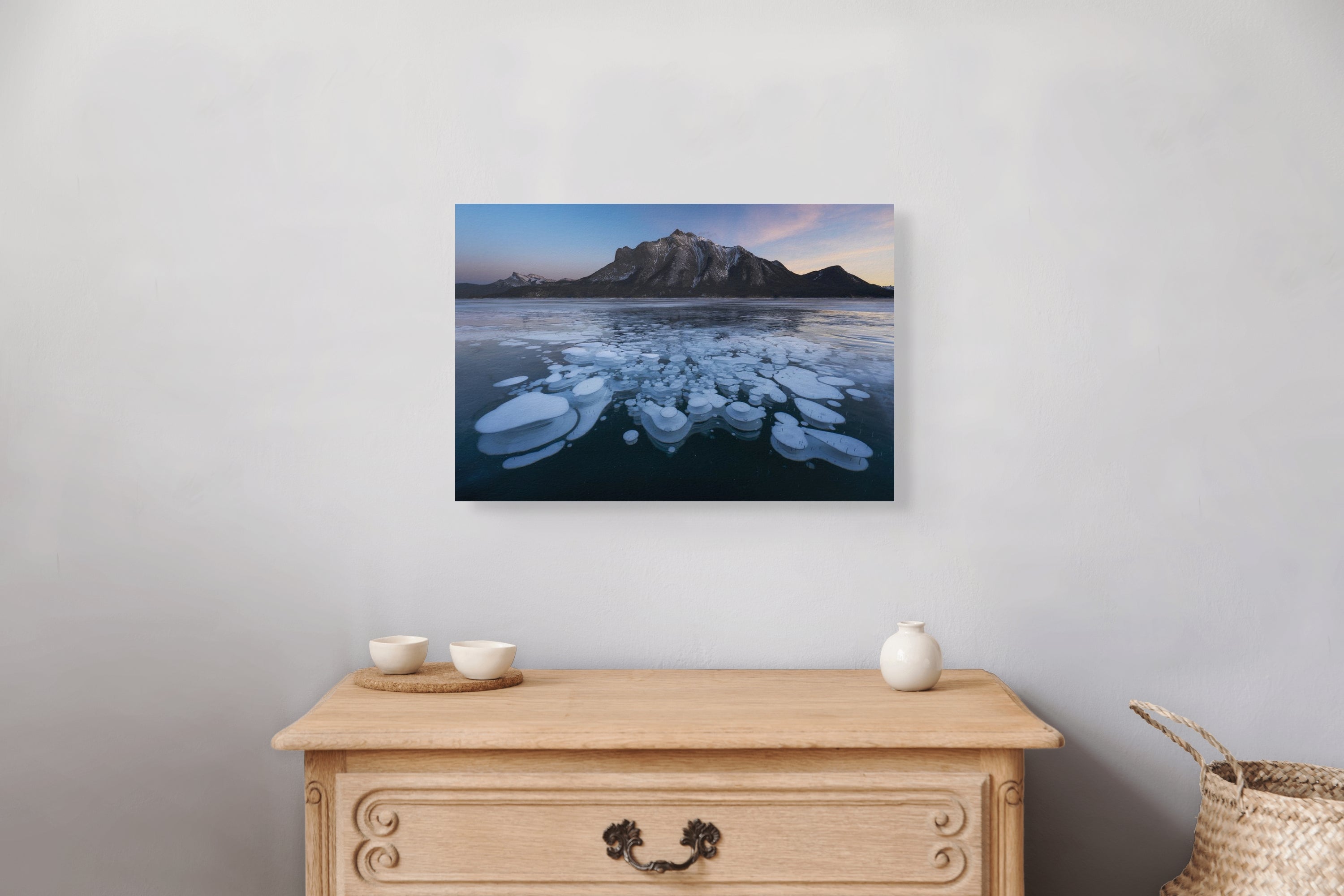 Uprising 12x18 fine art print on wall — Canadian Rockies landscape photography by James Andrew Fine Art