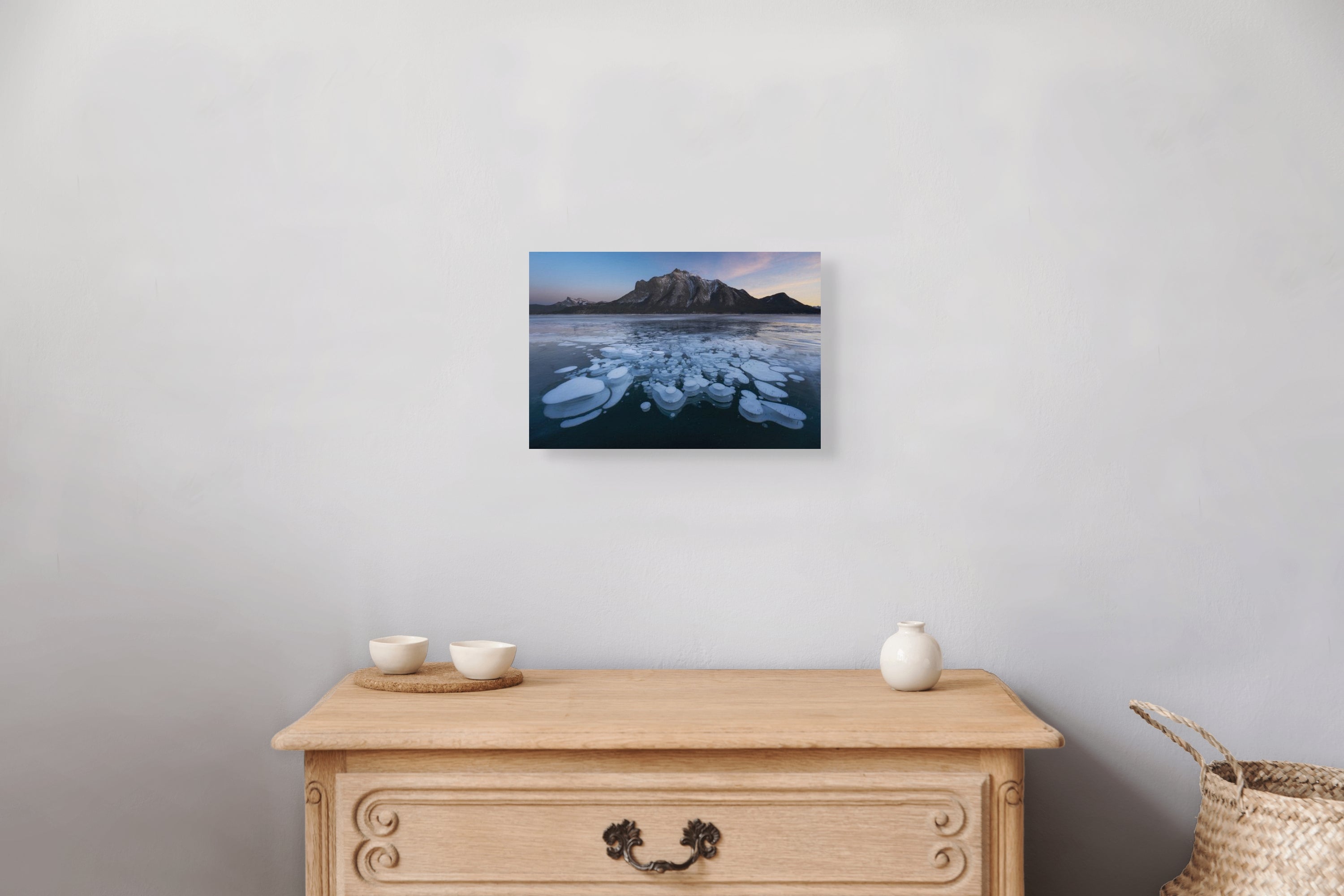 Uprising 8x12 fine art print on wall — Alberta mountain landscape photography by James Andrew Fine Art