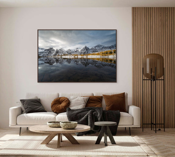 Valley of 10 Peaks - Floating Frame Canvas - James Andrew Fine Art Landscapes