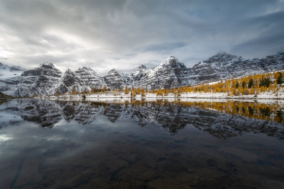 Valley of 10 Peaks - Floating Frame Canvas - James Andrew Fine Art Landscapes