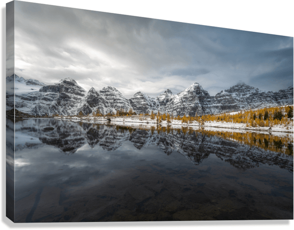 Valley of 10 Peaks - Floating Frame Canvas - James Andrew Fine Art Landscapes