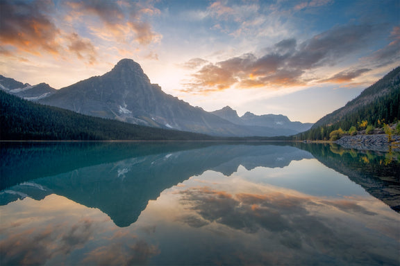 Waterfowl Lake - Floating Frame Canvas - James Andrew Fine Art Landscapes