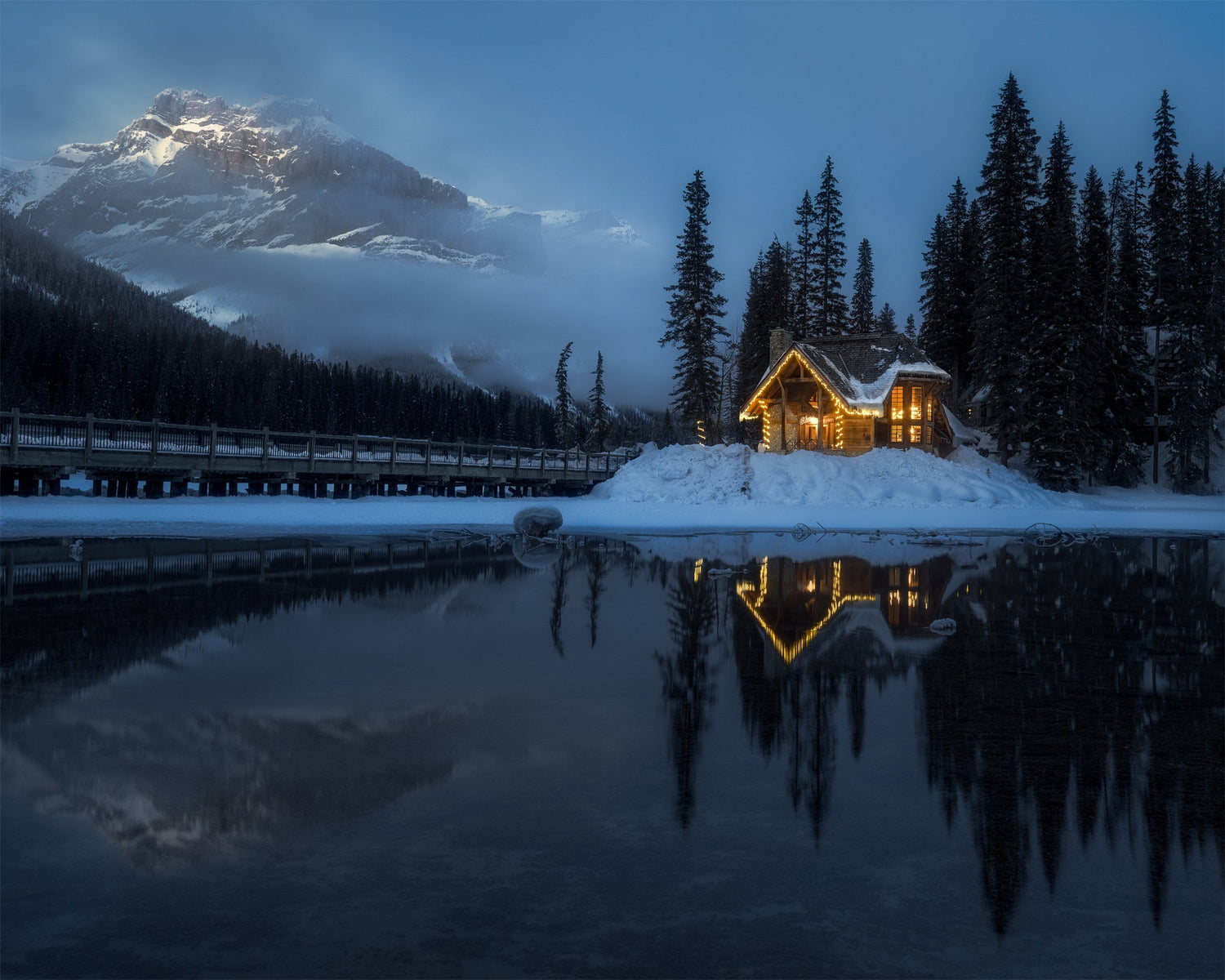 Where Winter Pauses - James Andrew Fine Art Landscapes