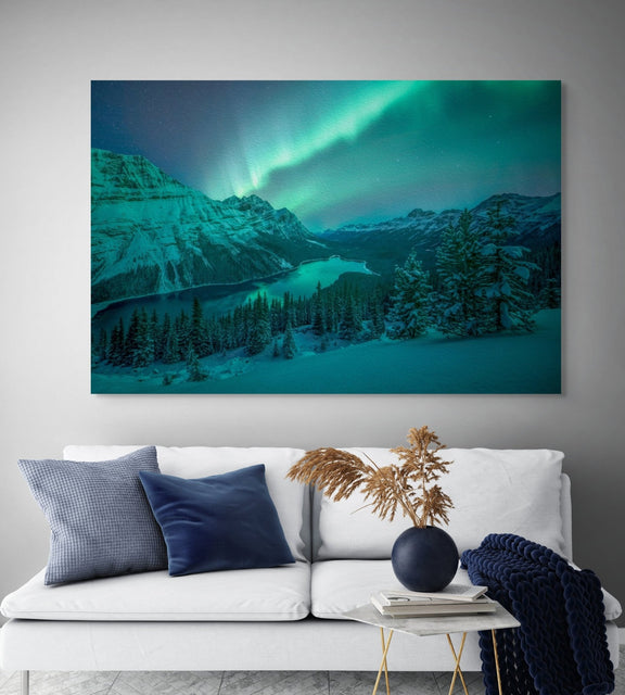 Aurora Over Peyto Lake - James Andrew fine art landscapes